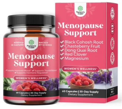 Suplementos de menopausa a base de hierbas para mujeres, Equilibrio hormonal - Imagem 1 de 4