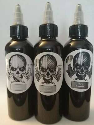 ISTS 3.4oz Gray wash Tattoo Ink Set,not eternal infinity moms