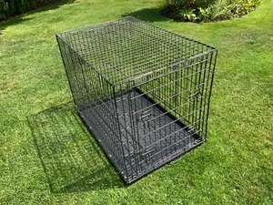 Dog Cage Puppy Pet Crate Carrier - Large/XL Metal - Picture 1 of 11
