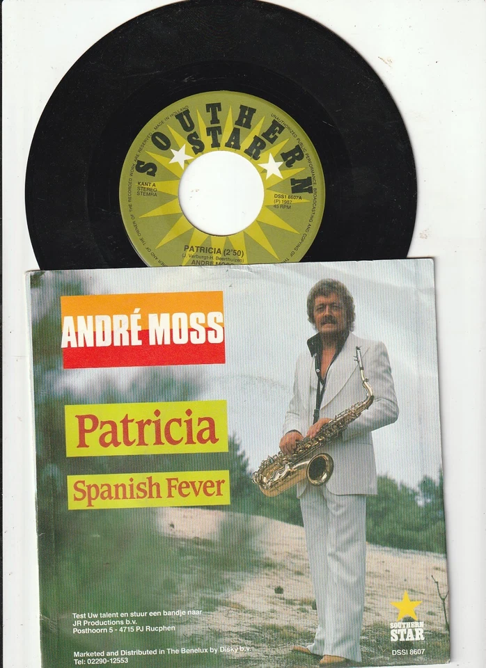7" André Moss/Patricia (NL)... - Bild 1 von 1