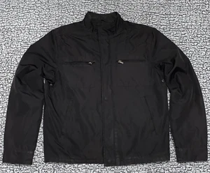 Kenneth Cole Reaction Full Zip & Button Jacket Black Size Medium - Picture 1 of 10
