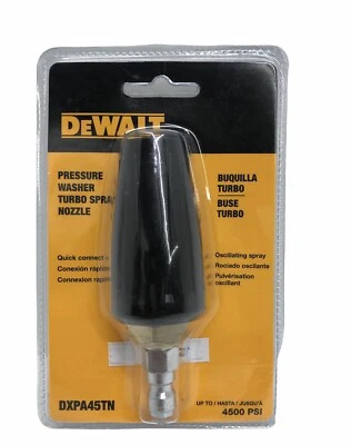 Dewalt DXPA45TN 4500 PSI Pressure Washer Turbo Spray Nozzle NEW