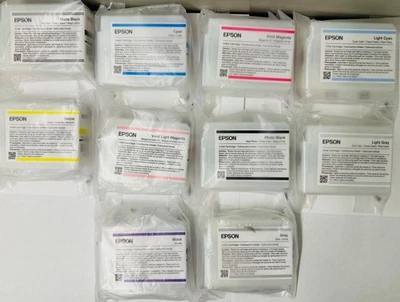 New Genuine Epson Black Color 10PK Ink Cartridges Bag - Image 1 of 2