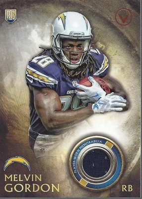 2015 Topps Valor Rookie Relics #VRRMG Melvin Gordon Jersey - FB - Image 1 of 2