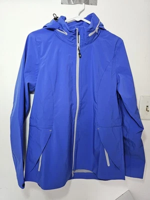 Cutter & Buck Vapor Water Repellent Women's Rain Jacket M NEW Comcast Logo Blue - Image 1 of 4