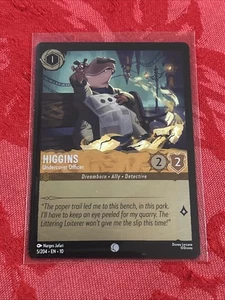 FOIL Lorcana Whispers in the Well - Higgins - Undercover Officer - 5/204 FOIL - Picture 1 of 7