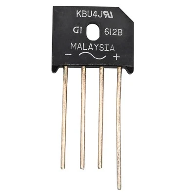 4x KBU4J Bridge Rectifier 600V 4A General Instruments Inline Leads - Image 1 of 2