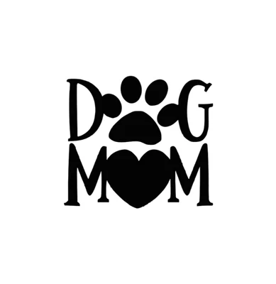 Calcomanía adhesiva de vinilo para mamá perro - varios colores y tamaños - ENVÍO GRATUITO Foto 1 de 4