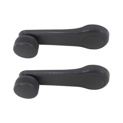 For Hyundai Accent 1995-2006 Window Handles Driver and Passenger Side Pair Gray Foto 1 de 4