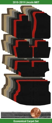 Juego de alfombrillas Lloyd Custom Velourtex para Lincoln MKT 2010-2019 (6 piezas) #W0H Foto 1 de 4