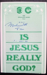 Muhammad Ali autographed Islamic pamphlet  - Picture 1 of 1