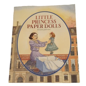 Little Princess Paper Dolls Book Frances Hodgson Burnett & Judith Sutton New - Picture 1 of 17
