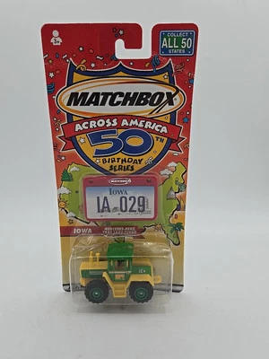 Matchbox Across America 50th Birthday Series IOWA Mattel NEW IN BOX - Image 1 of 4