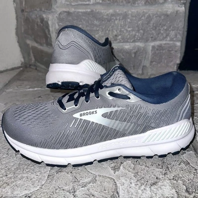 Brooks Addiction GTS 15 2022 Gris Azul Zapatos para Caminar Tenis 10.5 B Mujer Foto 1 de 4