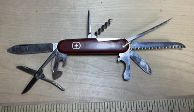 Navaja suiza vintage VICTORINOX Champion acero inoxidable oficial suizo Foto 1 de 4