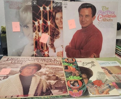Lot of 7 Christmas Vinyl Records Holiday Music Country Singers and More #4 Foto 1 de 4