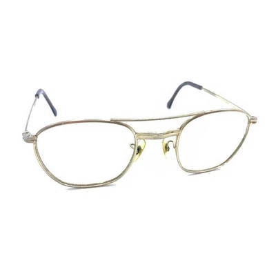 Monturas cuadradas doradas vintage American Optical AO 145 EE. UU. hombres mujeres Foto 1 de 4