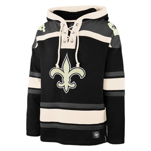 '47 Brand New Orleans Saints NFL Superior Lacer Hockey Pullover Hoodie Herren L - Bild 1 von 2