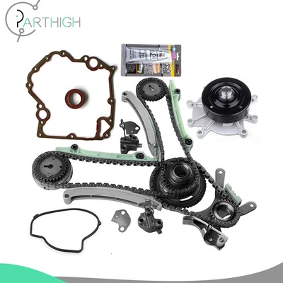 Kit de junta de cubierta de bomba de agua de cadena de distribución 4.7 para Dodge Ram Dakota Jeep 2002-2008 Foto 1 de 4