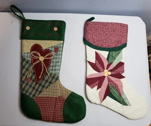 2 Medias Acolchadas Navidad Country - Imagen 1 de 5