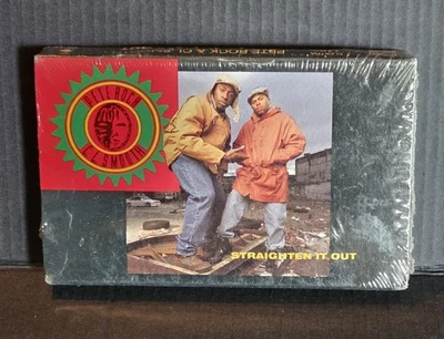 Pete Rock 🪨 & C.L. Smooth Straighten It Out Cassette Tape Single**Sealed, Brand - Image 1 of 2