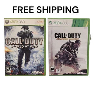 Call of Duty: 2 Spiele Lot World at War, Advanced Warfare - Microsoft Xbox 360 - Bild 1 von 9