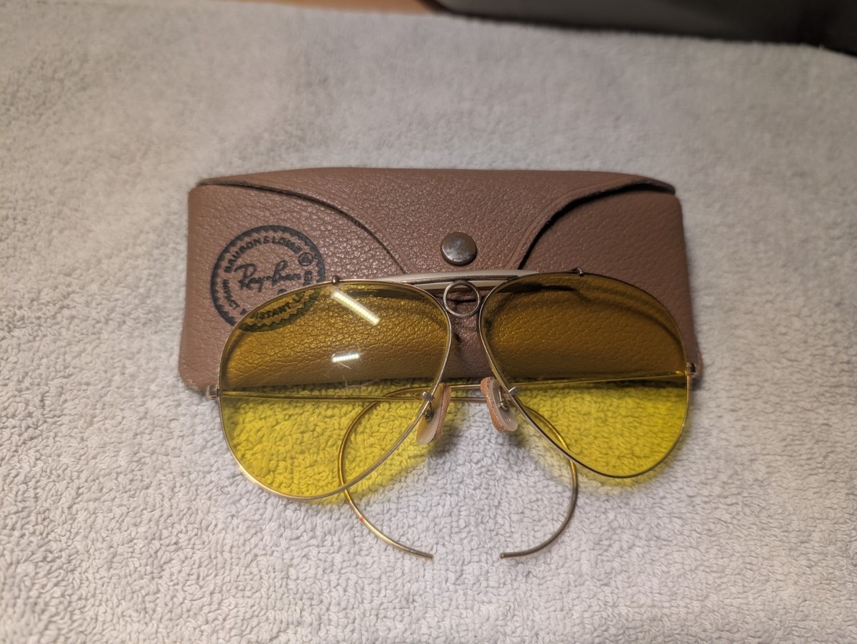 激レア 40‘sB&L Ray-Ban 1/10 12K GF RAY-BAN B&L 1/10 12K GF gold filled 'Signet' Sunglasses 5 1
