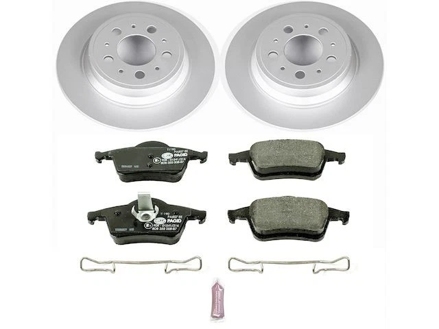 Kit de pastillas de freno trasero y rotor para 1999-2006 Volvo S80 2000 2001 2002 2003 HM264RC Foto 1 de 1