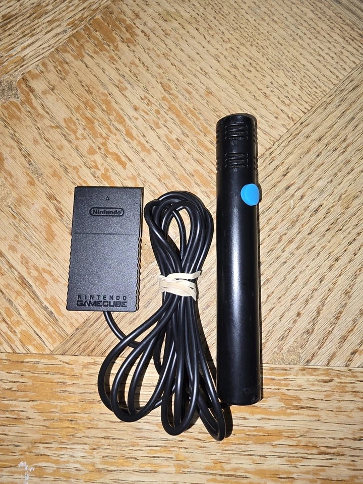 Authentic OEM Nintendo GameCube Black Microphone DOL-022  - Image 1 of 1