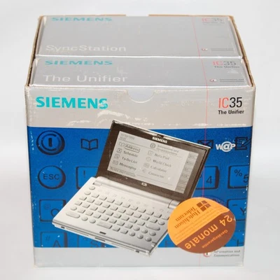 Siemens IC 35 - The Unifier - Organizer PDA with SyncStation Excellent Condition Boxed - Image 1 of 4