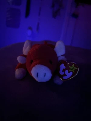 Ty Beanie Buddy Snort the Bull Plush Toy - 4002 - Image 1 of 2