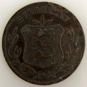 8 doubles - Bronze - F - 1902 - Guernsey - Coin [EN] - Picture 1 of 3