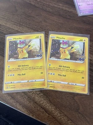 Pikachu SWSH234 SWSH: Sword & Shield Promo Cards Holo. (x2) - Image 1 of 4