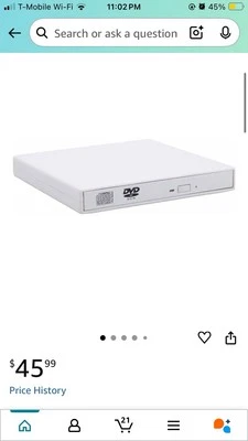 external dvd optical drive DVD Rom White Linux - Image 1 of 3