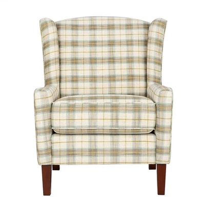 Thompson Traditional Vintage Classic Wingback Upholstered Accent Chair - Image 1 of 4