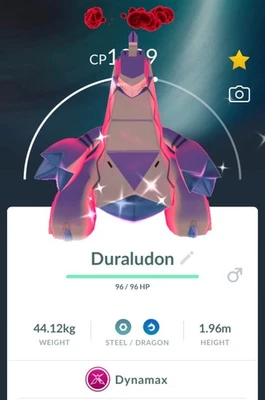 Shiny / Non Shiny Dynamax Duraludon Pokémon Go