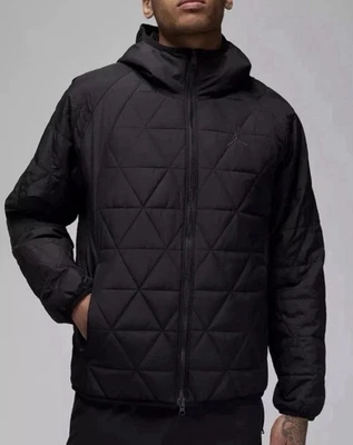 New Nike Air Jordan Therma-FIT Jacket Black FD2637-010 Men’s 4XL-TALL - Image 1 of 4