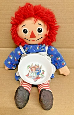 De colección 1969 Raggedy Ann Bowl + Muñeca 18" 1987 Playskool C-011 I Love You Heart Foto 1 de 4