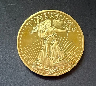 Saint-Gaudens Proof USA 2011 Twenty Dollar Coin - 24KT Gold Layered⭐️ - Image 1 of 2