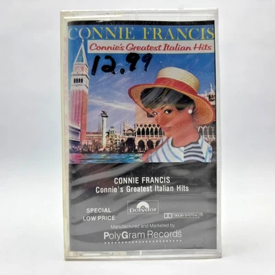 Connie Francis - Greatest Italian Hits - 1982 Cassette - Mint, SEALED Foto 1 de 3