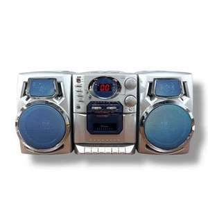Vintage Durabrand Boombox CD-1493 - AM/FM Cassette Compact Disc Portable Stereo - Picture 1 of 12