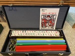 American Mah Jongg Set in Case 152 pc 4 racks - Picture 1 of 6