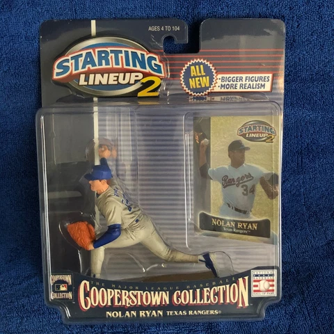 2000 Nolan Ryan Rangers Angels HOF Starting Lineup 2 Figurine Cooperstown Coll Cover