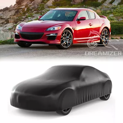 Cubierta de coche para todo clima exterior UV impermeable elástico satinado para Mazda RX-8 RX-7 Foto 1 de 4