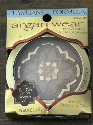Physicians Formula Argan Wear Ultra-Nourishing Argan Oil Light Bronzer #6439 New - Image 1 of 3