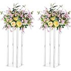 Nuptio Wedding Centerpieces Acrylic Vases - 2 Pcs 60cm Tall Flower Vase Flowers