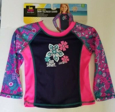 Camiseta de natación para niños pequeños con protección contra erupciones M de 2-4 años Surf's Up Sun inteligente UPF 50 secado rápido Foto 1 de 4