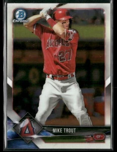 Mike Trout 2018 Bowman Chrome #37 - Los Angeles Angels - Imagen 1 de 2