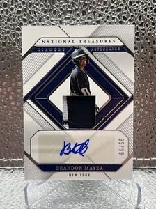 2023 National Treasures Brandon Mayea Diamond Auto Jersey #/99 New York Yankees - Picture 1 of 6