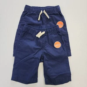 The Children's Place LOT of 2 Blue Drawstring Pants Kid's Size 6 NEW - Picture 1 of 6